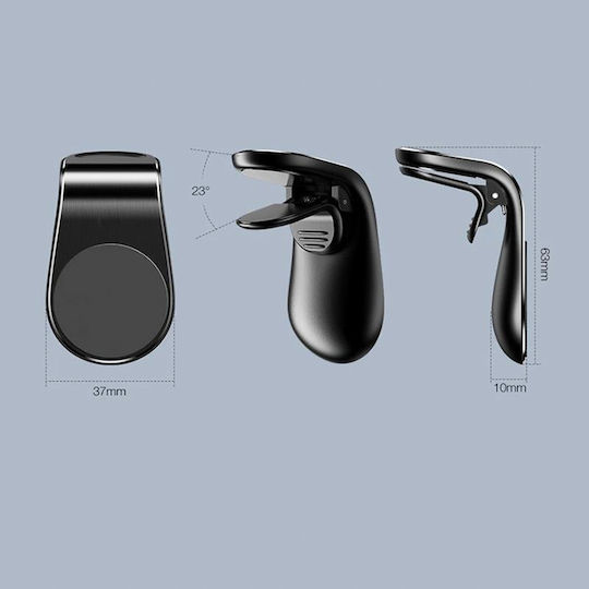Autoline Elegant Βάση Κινητού Αυτοκινήτου με Μαγνήτη Μαύρη