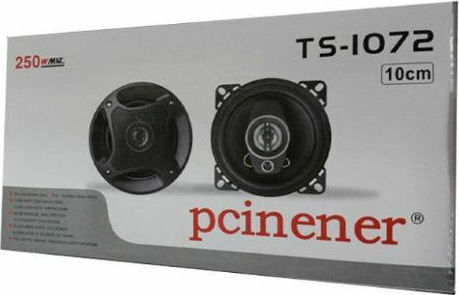 Pcinener TS-1072 Σετ Ηχεία Αυτοκινήτου 4" με 30W RMS (2 Δρόμων)