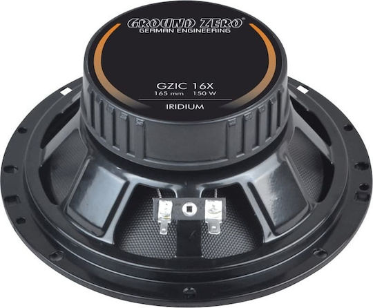 Ground Zero Σετ Ηχεία Αυτοκινήτου Διαιρούμενα 6.5" με 100W RMS (2 Δρόμων)