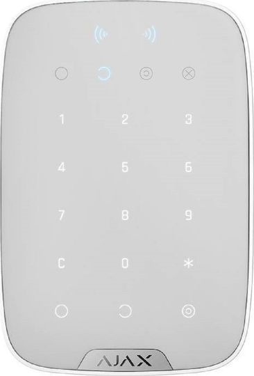 Ajax Systems KeyPad Plus Wireless Security Access-Control Keypad Touch White 26078.83.WH1