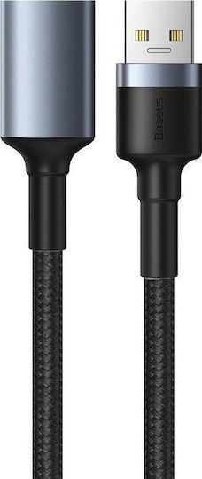 Baseus USB 3.0 Kabel USB-A-Stecker - USB-A-Buchse Schwarz 1m CADKLF-B0G