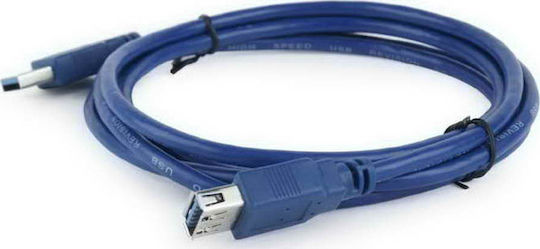 Cablexpert 1.8m USB 3.0 Cable A-Male to A-Female Blue (CCP-USB3-AMAF-6)