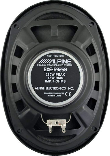 Alpine Set Auto-Lautsprecher 6x9" mit 45W RMS (2 Weg)