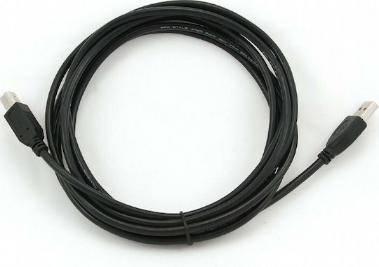 Cablexpert USB 2.0 Cablu USB-A - USB-B Negru 3.0m CCP-USB2-AMBM-10