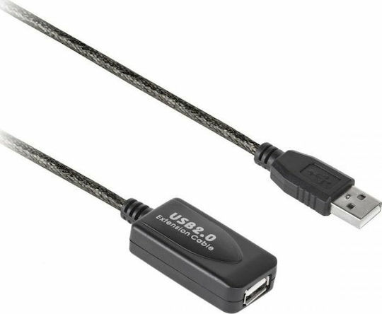 Bridge Cable USB 2.0 Cable USB-A male - USB-A female 10m (30636)
