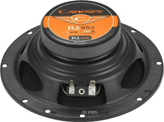 Cadence IQ653 Σετ Ηχεία Αυτοκινήτου 6.5" με 50W RMS (3 Δρόμων)