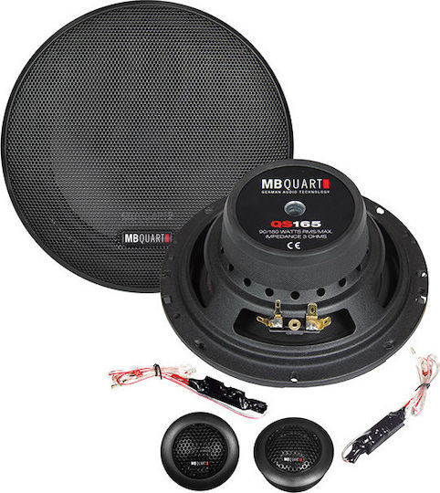 MB Quart QS165 Σετ Ηχεία Αυτοκινήτου Διαιρούμενα 6.5" με 90W RMS (2 Δρόμων)