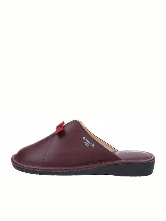 Anatomice Din Piele Papuci de Damă Burgundy