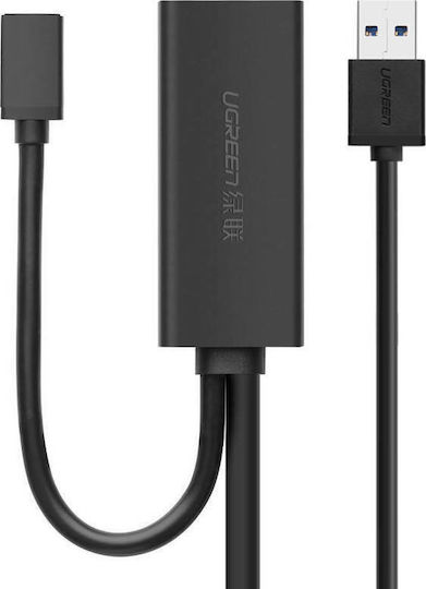 Ugreen USB 3.0 Kabel USB-A-Stecker - USB-A-Buchse / Micro-USB-B-Buchse Schwarz 5m 20826