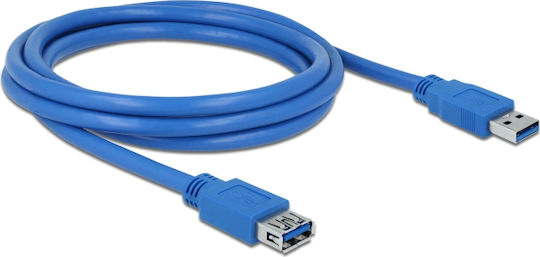 DeLock USB 3.0 Cable USB-A male - USB-A female 2m (82539)