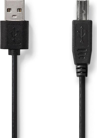 Nedis 3m USB 2.0 Cable A-Male to B-Male (CCGT60100BK30)