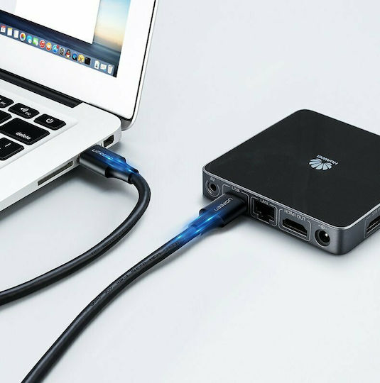 Ugreen USB 2.0 Kabel USB-A-Stecker - USB-A-Stecker Schwarz 1.5m 10310