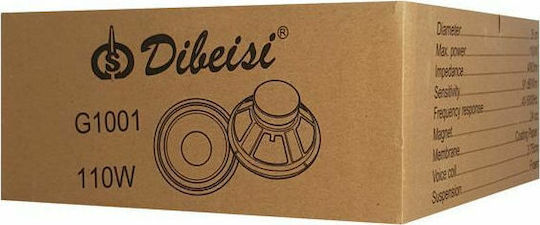Dibeisi Auto-Lautsprecher G1001-8 10" mit 55W RMS (Tieftöner)