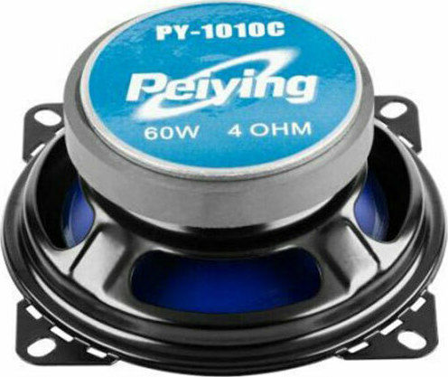 Peiying Автомобилен Високоговорител PY-1010C 4" с 60W RMS (2 път)