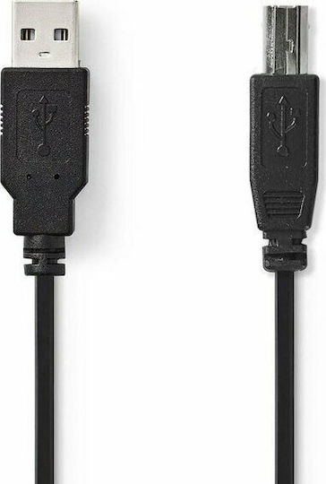 Nedis 3m USB 2.0 Cable A-Male to B-Male (CCGP60100BK30)