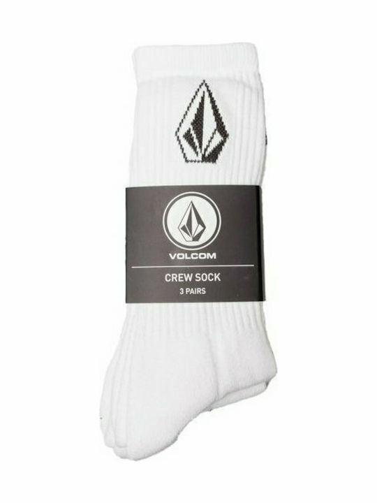 Volcom Stone Κάλτσες Λευκές 3Pack