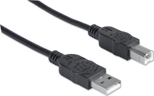 Manhattan USB 2.0 Cable USB-A Male - USB-B Male 1.8m (333368)