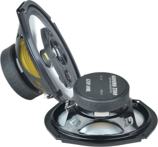 Ground Zero Σετ Ηχεία Αυτοκινήτου Ομοαξονικά 6x9" με 130W RMS (3 Δρόμων)
