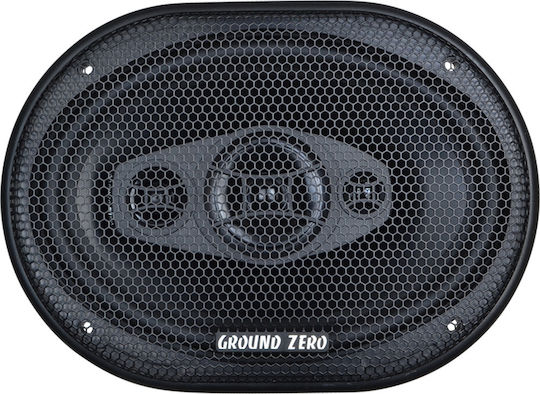 Ground Zero Σετ Ηχεία Αυτοκινήτου Ομοαξονικά 6x9" με 130W RMS (3 Δρόμων)