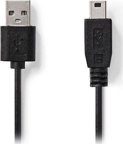 Nedis USB 2.0 Cable USB-A male - mini USB-B male 1m (CCGT60300BK10)