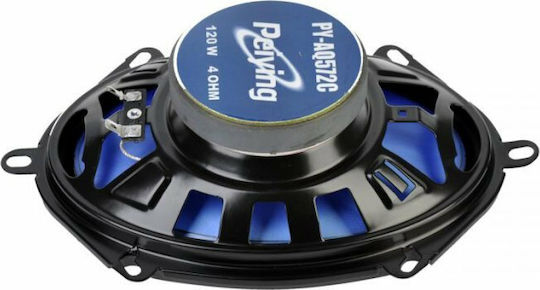 Peiying Set Auto-Lautsprecher PY-AQ572C 5x7" mit 60W RMS (3 Weg)