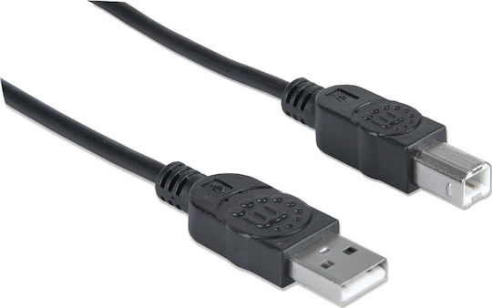 Manhattan USB 2.0 USB-A Male - USB-B Male 3m (333382)