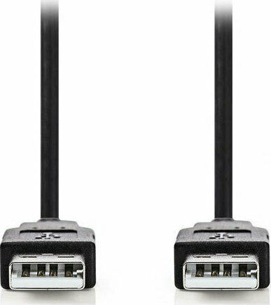 Nedis 2m USB 2.0 Cable A-Male (CCGB60000BK20)