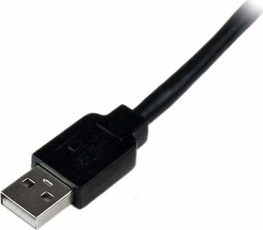 StarTech USB 2.0 Кабел USB-A мъжки - USB-B мъжки Черен 1.8м USB2HAB65AC
