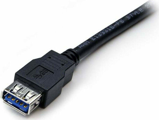 StarTech USB 3.0 Cable USB-A male - USB-A female Μαύρο 2m (USB3SEXT2MBK)