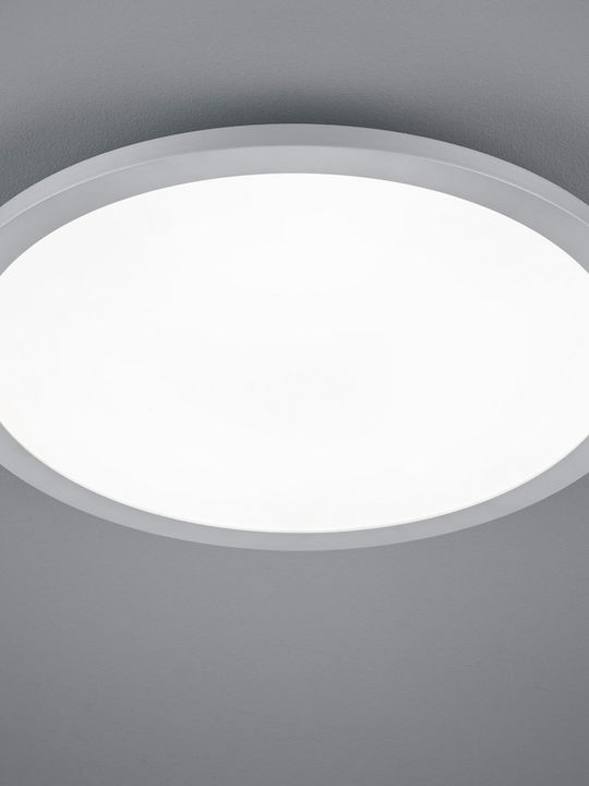 Trio Lighting Tiberius Round Outdoor LED Panel 20W with Natural White Light Diameter 40cm