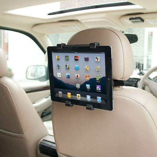 Autoline Βάση Κινητού & Tablet Αυτοκινήτου με Ρυθμιζόμενα Άγκιστρα Μαύρη