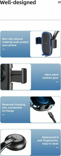 Usams ZJ063 Car Mobile Mount with Clip-Peg Black ZJ063ZJ01