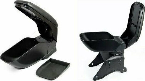 Auto Gs Console Base Car Armrest Mount for Fiat Sedici Suzuki SX4 Black