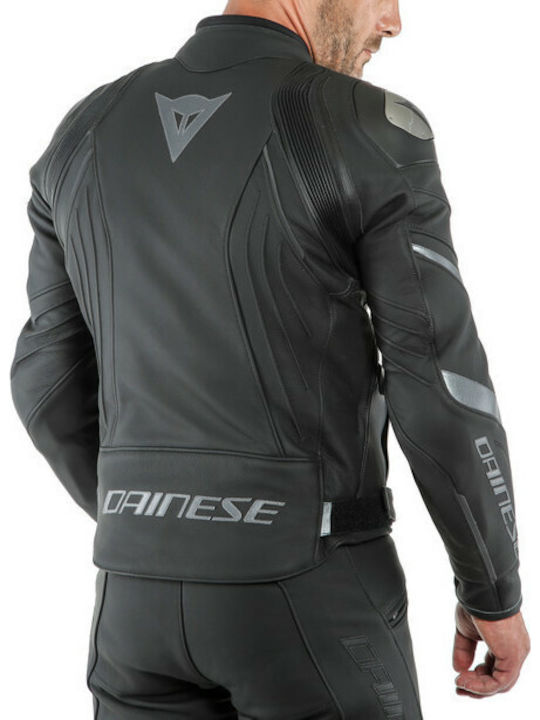 Dainese Avro 4 Winter Men's Motorcycle Jacket Leather Black Matt