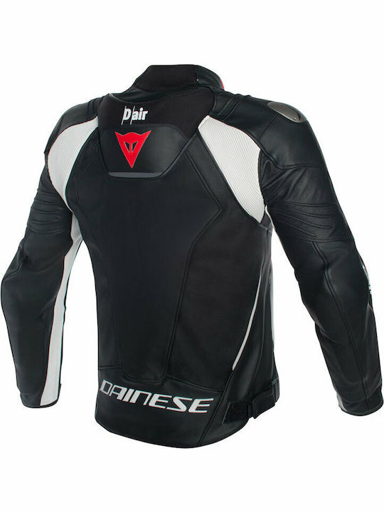 Dainese D-Air Misano Sommer Herren Motorradjacke Schwarz