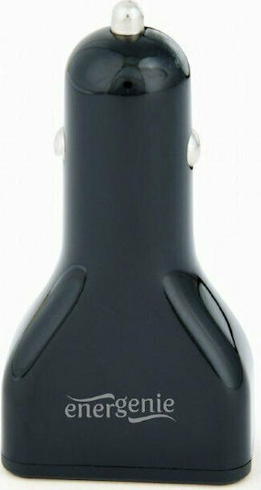 Energenie Car Charger 4.8A with 4 USB Ports Black Color