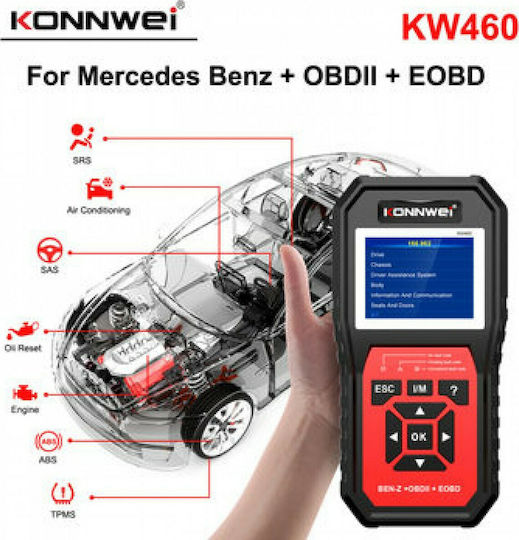 Konnwei Car Diagnostics Digital Tool OBD 2