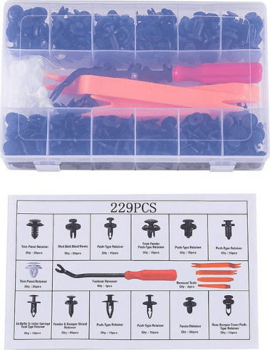 Factory Car Plastic Clips 229pcs