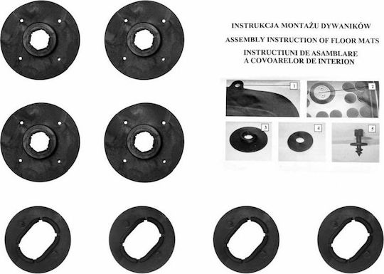 Rezaw Plast Rezaw Plast Car Plastic Clips 4 Pieces