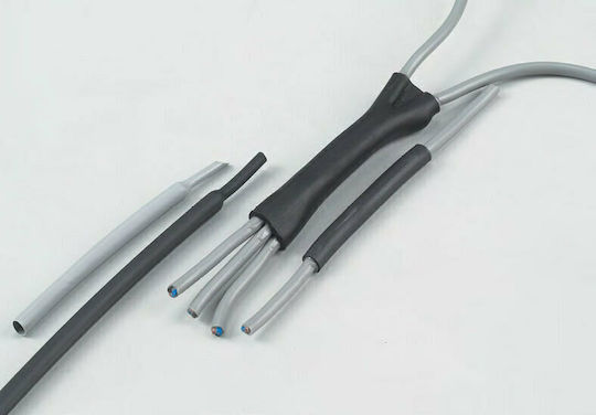 SAS Heat-Shrink Tubing with Internal Adhesive and Shrinkage Ratio 3:1 Black AK-TH-036