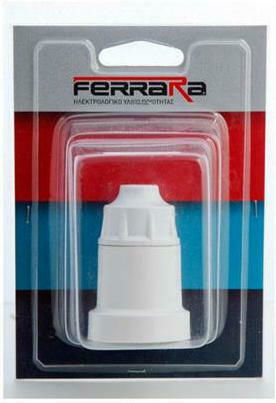 Eurolamp Power Socket with Socket E27 in White color Set 5pcs 850-23030