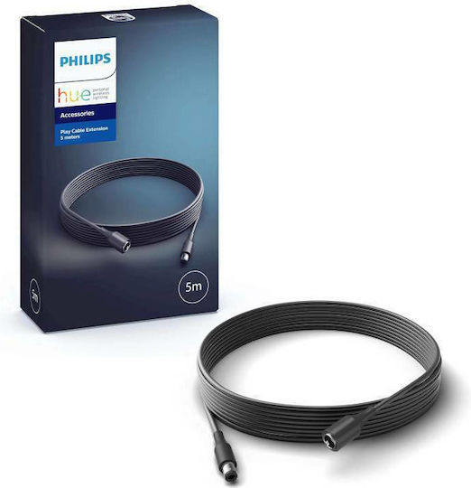Philips Ρευματοδότης για Φωτιστικά 5m Μαύρος 915005750101