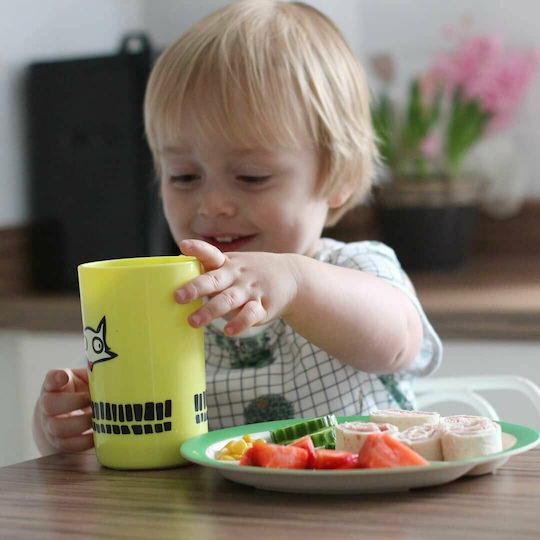 Tommee Tippee Παιδικό Ποτηράκι "No Knock" από Πλαστικό Κίτρινο 290ml για 18m+