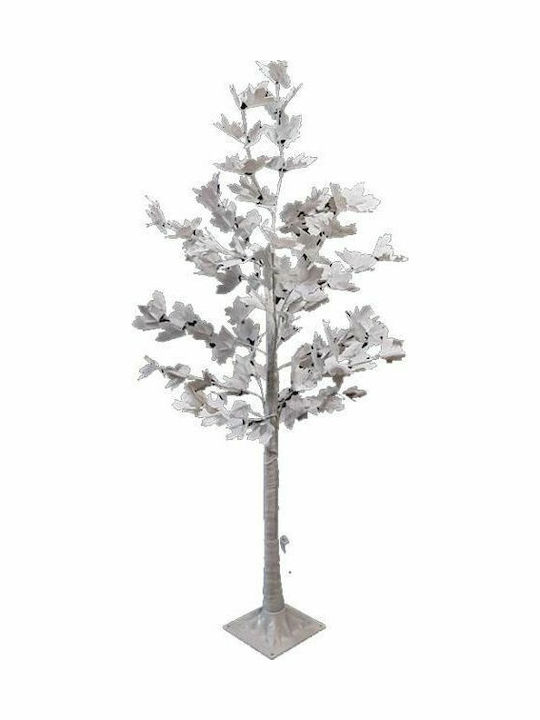 Christmas Decorative Illuminated Tree Natural Appearance 150cm Electric White