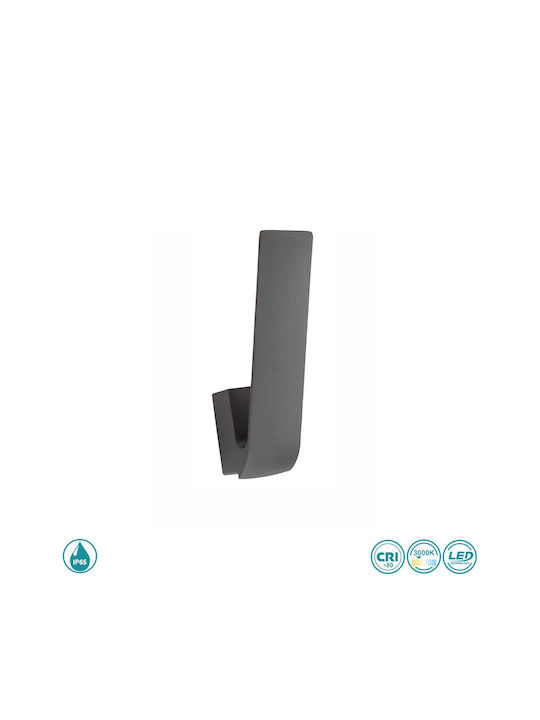 SoleLuce Wandmontierte Außen-Deckenleuchte LED IP65