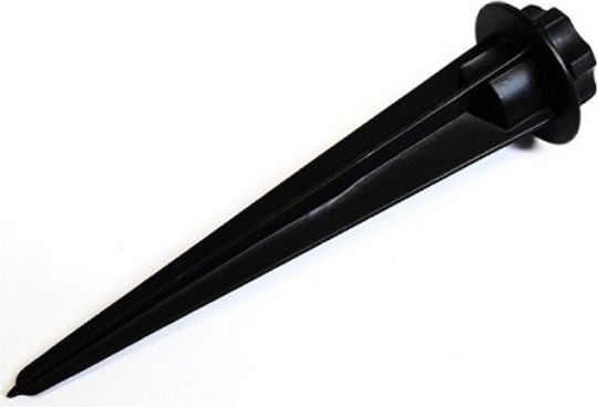 Adeleq Aluminiumnagel für Spot Schwarz Zubehör für Leuchten aus Aluminium Schwarz 4-904