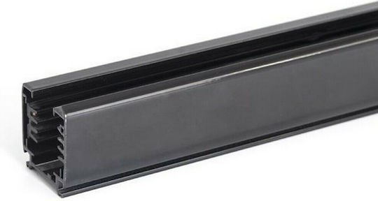 Eurolamp Mounting Rail for Spotlights made of Aluminum 4 Cables 1m Black Black 145-55161