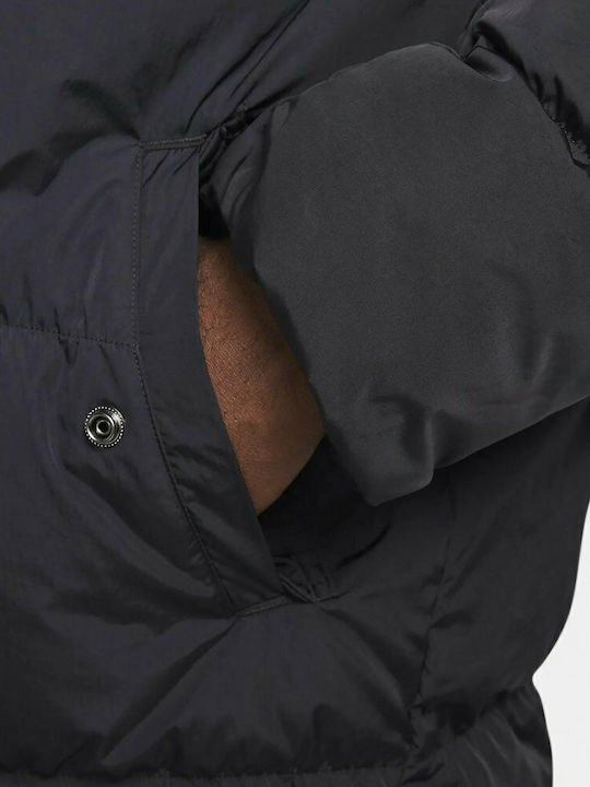 Essentials Winter Jacke Parka Wasserdicht Schwarz