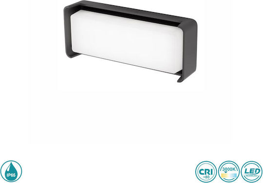 SoleLuce Wandmontierte Außen-Deckenleuchte LED IP65