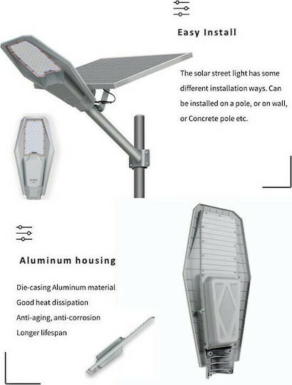 Factory Street Solar Light 400W with Cold White Light 6000K IP67